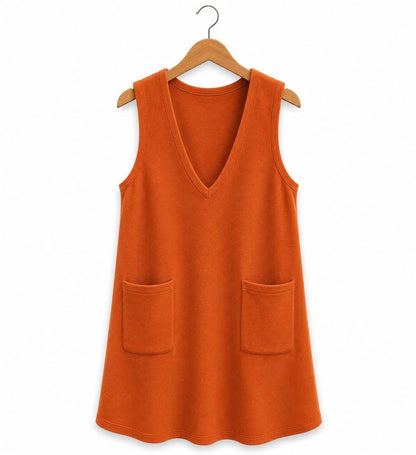 THE SWEATER KNIT PINAFORE DRESS (PREORDER 9/12)