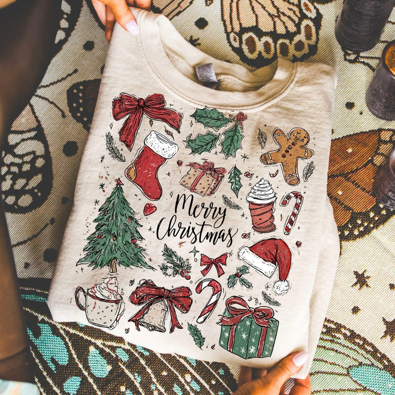 RETRO MERRY CHRISTMAS (SHOPPE SAMPLE)