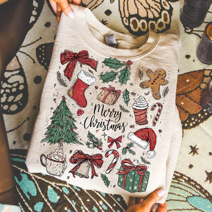 RETRO MERRY CHRISTMAS (SHOPPE SAMPLE)