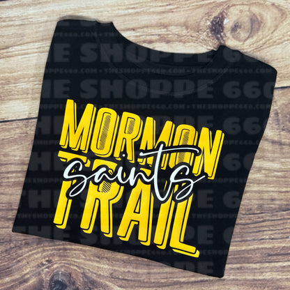 MORMON TRAIL SAINTS {STACKED}