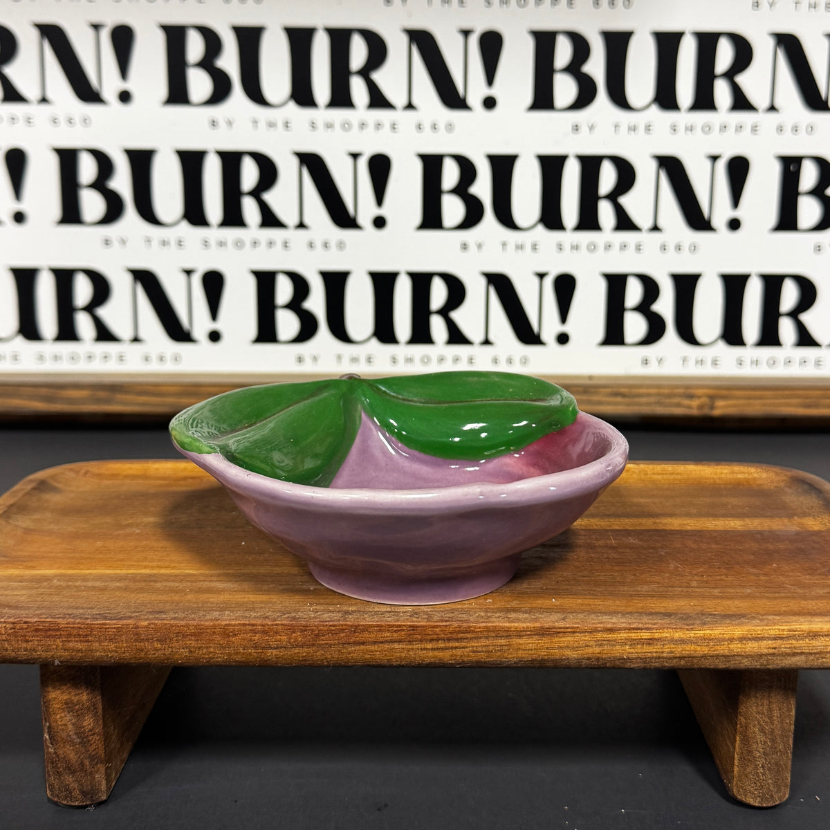 PLUM BOWL {THRIFTY FLAMES}