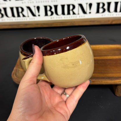 BASIC BROWN MUG {THRIFTY FLAMES}