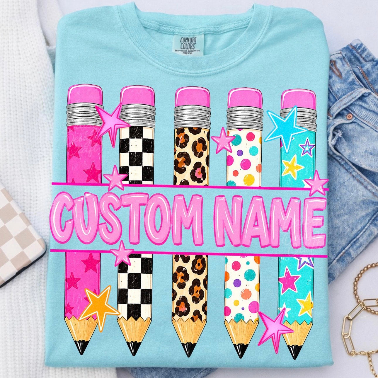 CUSTOM FUNKY PENCILS (BACK TO SCHOOL SHOPPE DROP)