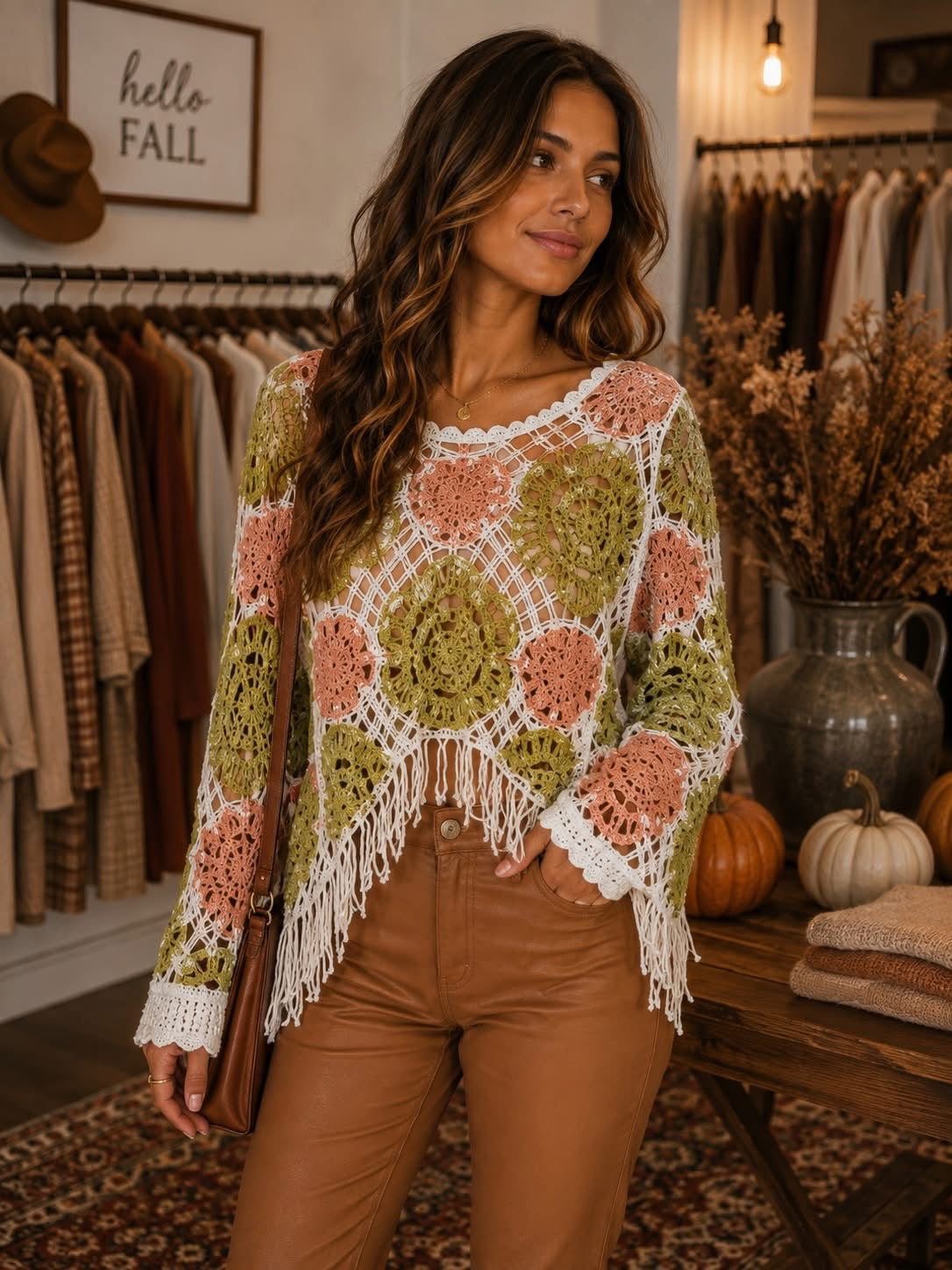 THE RUSTIC BLOOM KNIT SWEATER (PREORDER 8/15)