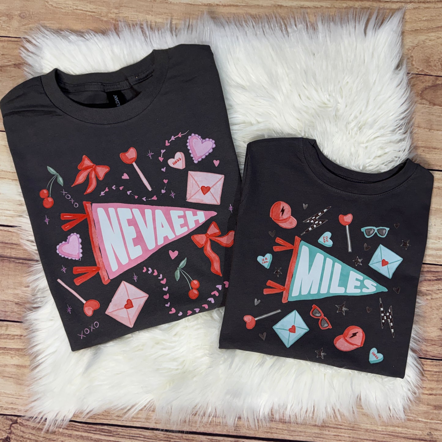 CUSTOM VALENTINE PENNANTS