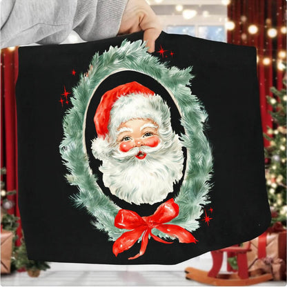 VINTAGE SANTA + WREATH (SHOPPE SAMPLE)