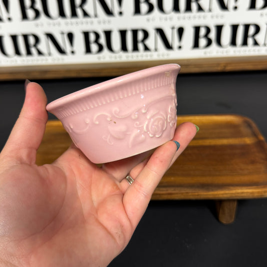 LITTLE PINK BOWL {THRIFTY FLAMES}