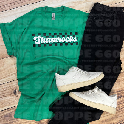 CHECKERED SHAMROCKS