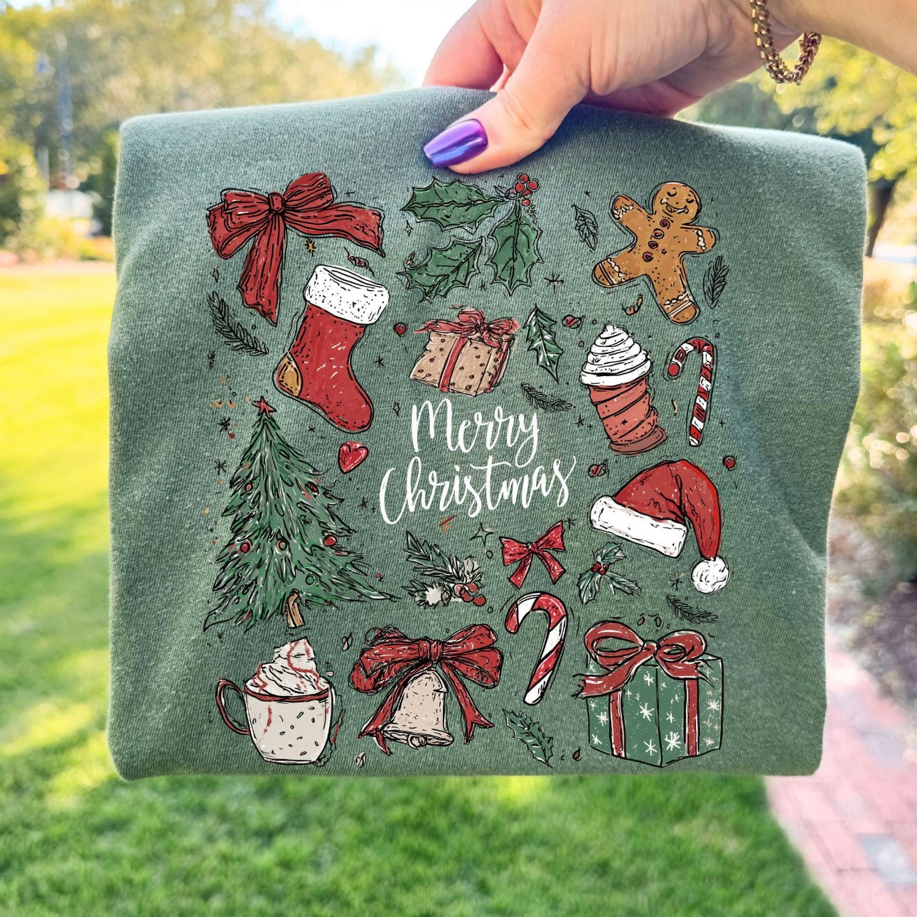 RETRO MERRY CHRISTMAS (SHOPPE SAMPLE)
