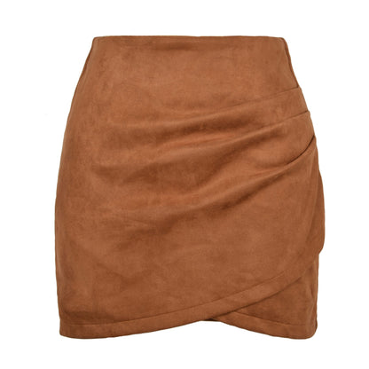 THE SABLE RIDGE SUEDE SKIRT (PREORDER 8/15)