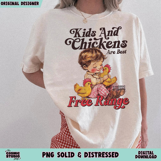 KIDS & CHICKENS (SHOPPE SAMPLE)