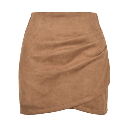 THE SABLE RIDGE SUEDE SKIRT (PREORDER 8/15)