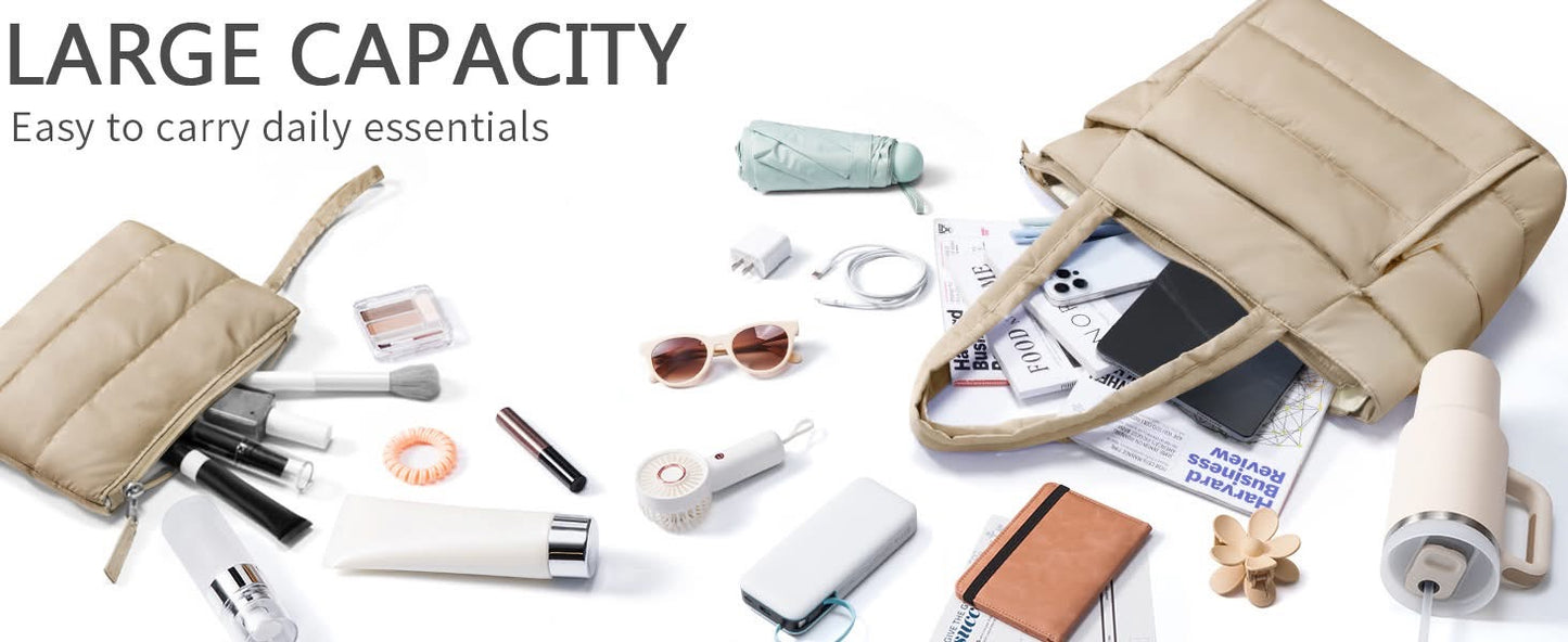 ALL-IN-ONE PUFFER TOTE (PREORDER 5/2)