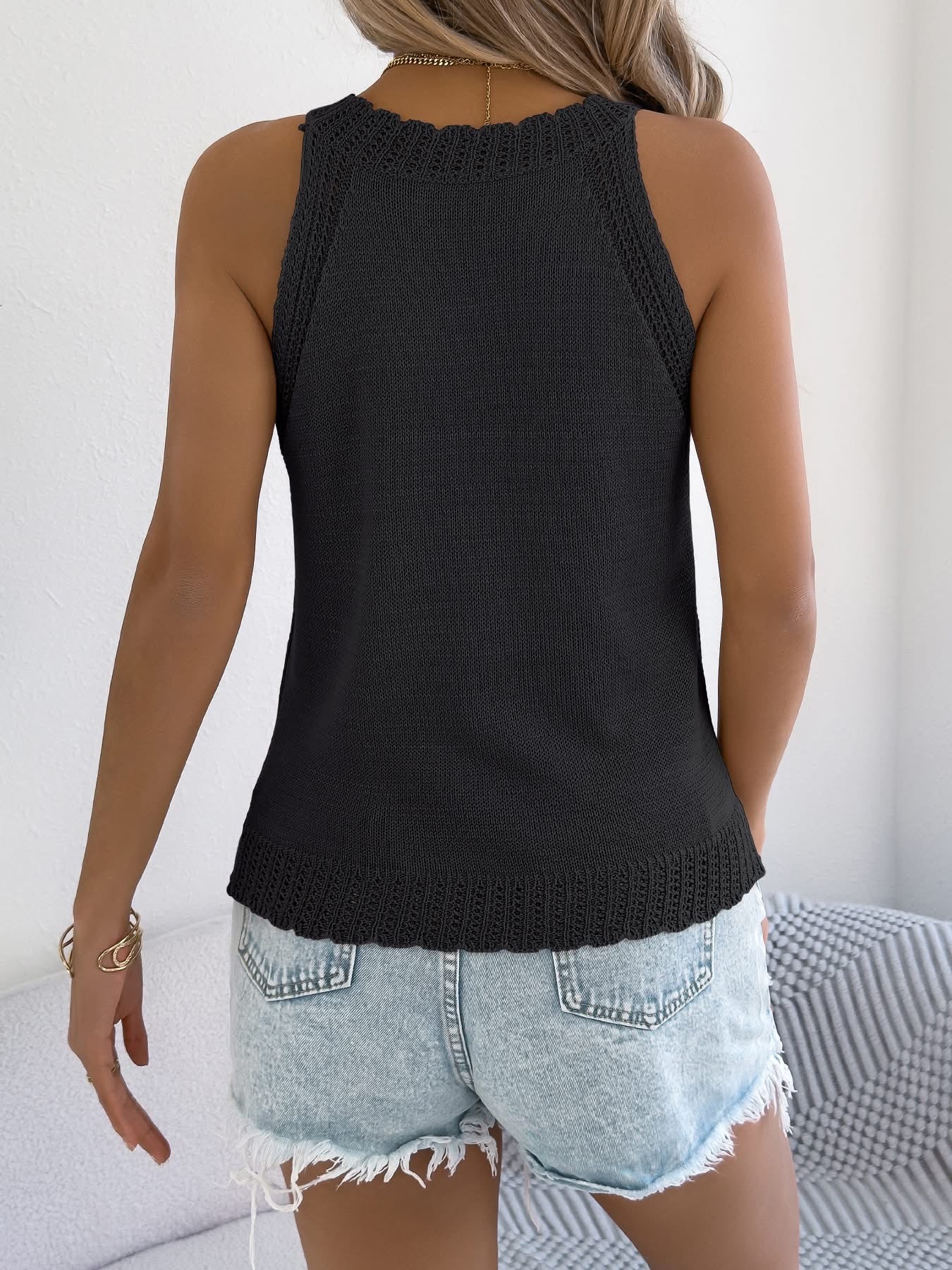 THE ROWAN WAFFLE TANK (PREORDER 6/20)