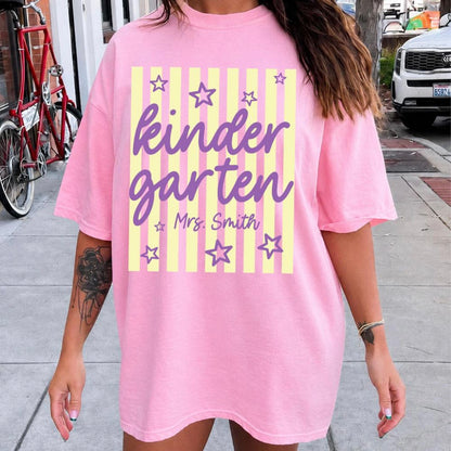 TRENDY STRIPES GRADES + TEACHER NAMES (BACK TO SCHOOL SHOPPE DROP)