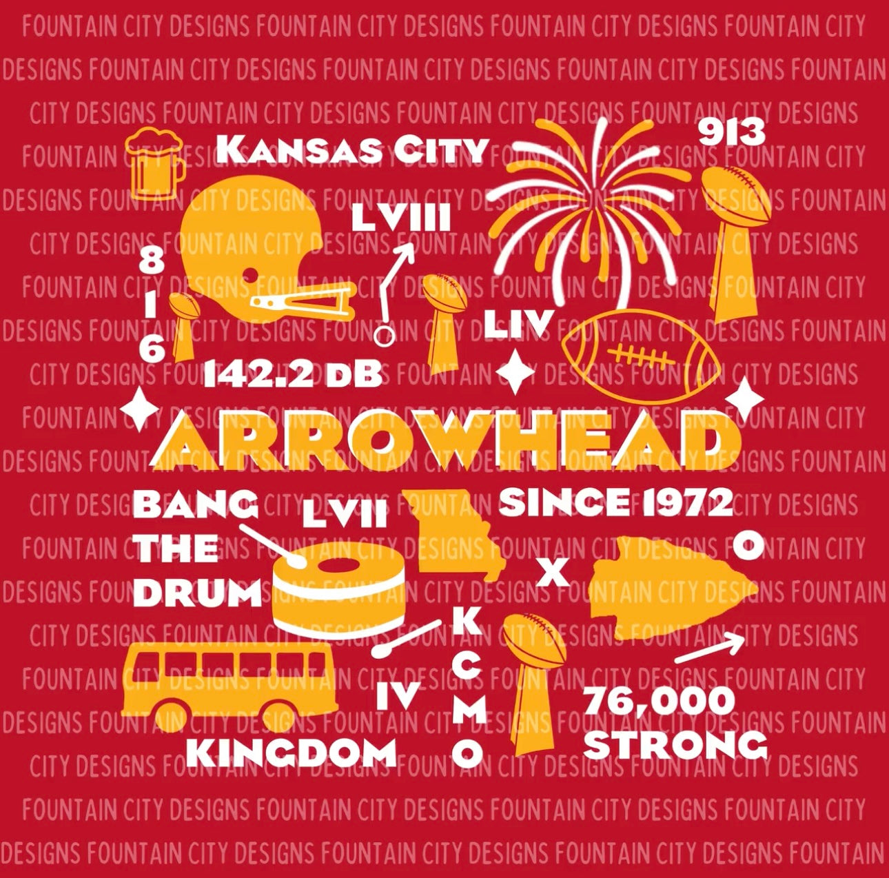 ARROWHEAD COLLAGE (SHOPPE SAMPLE)