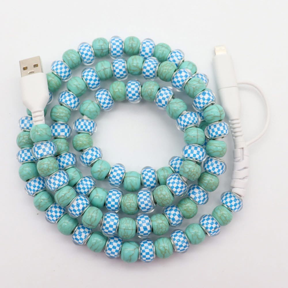 BEADED PHONE CHARGERS (PREORDER 7/4)