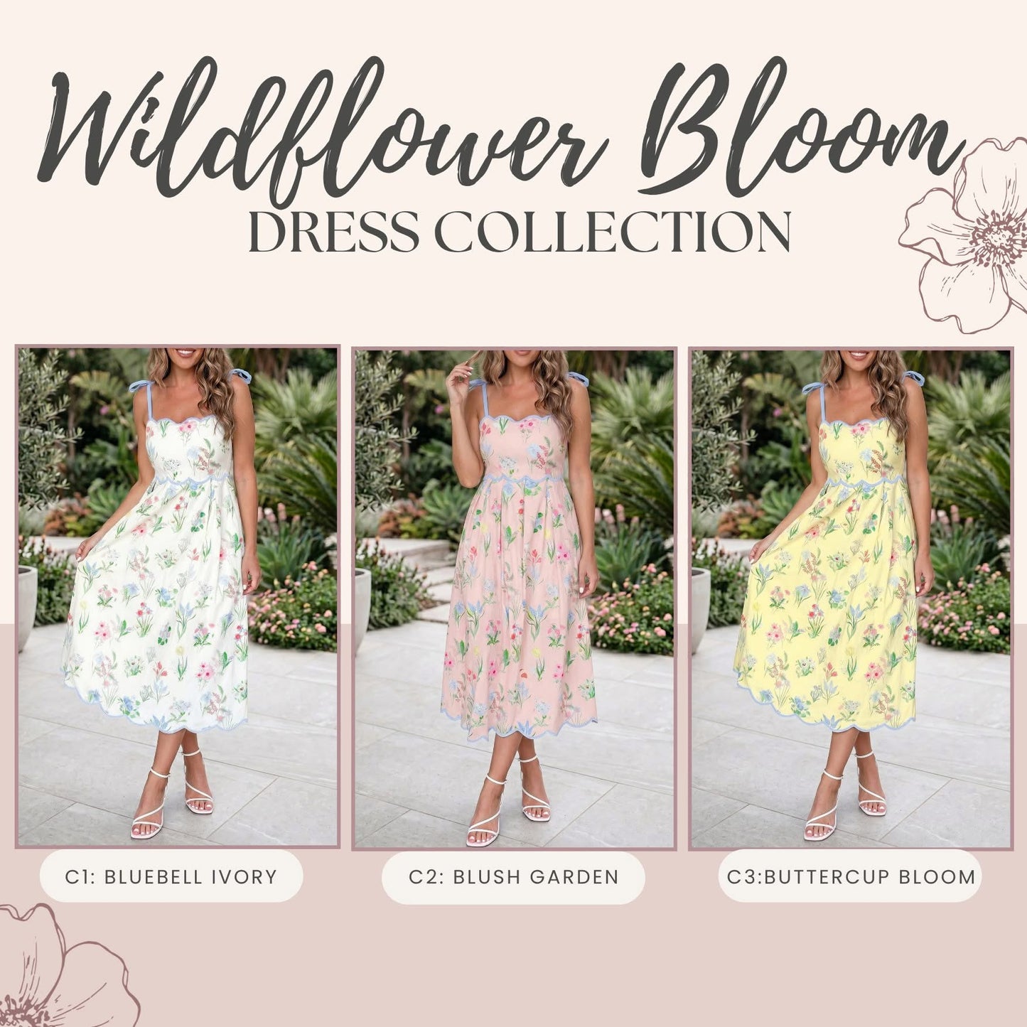 THE WILDFLOWER BLOOM DRESS (PREORDER 6/20)