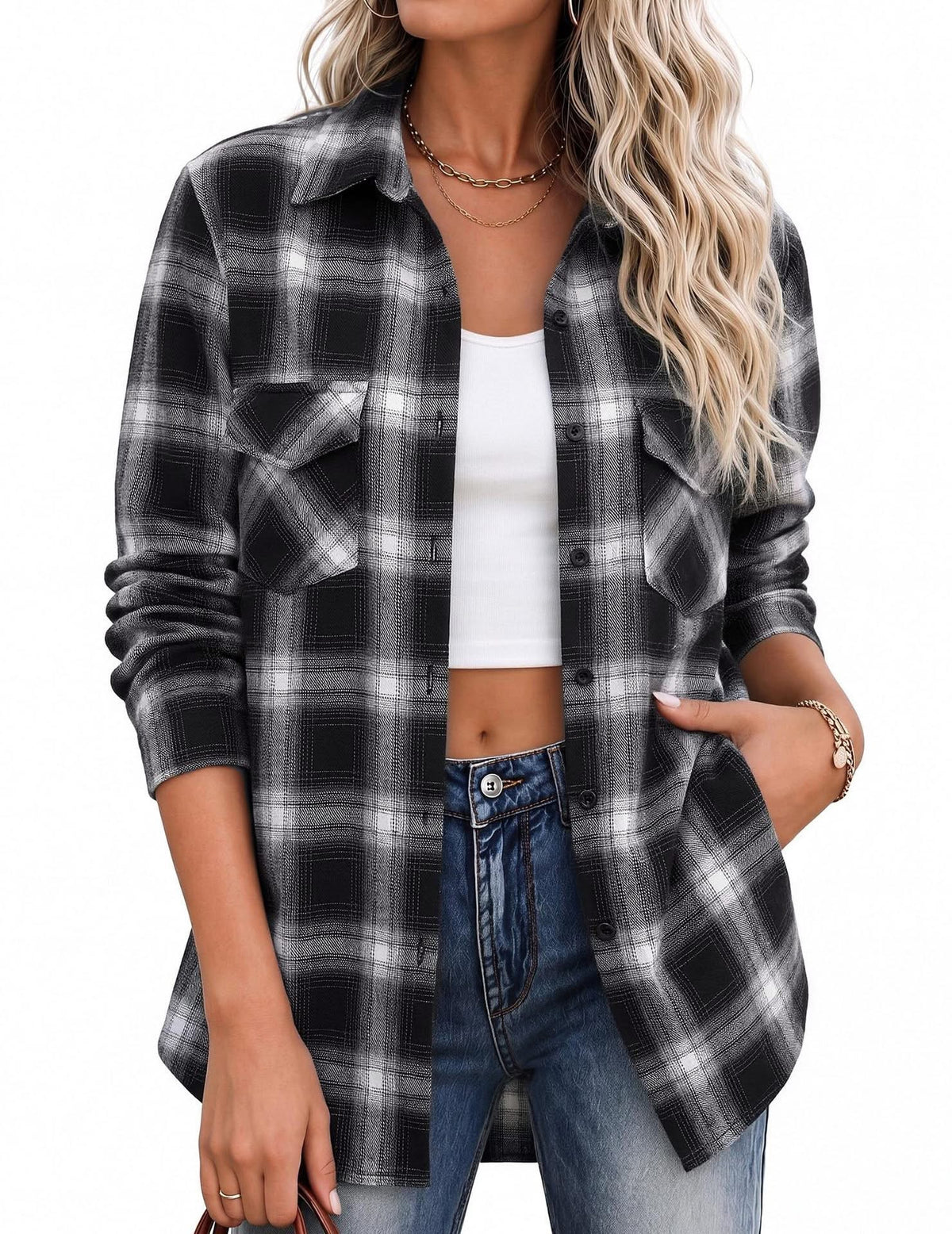 THE BRIELLE PLAID SHACKET (PREORDER 9/26)