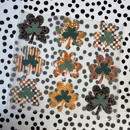 PRINTED SHAMROCKS