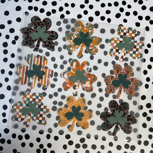 PRINTED SHAMROCKS
