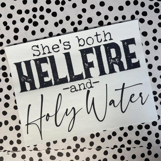 HELLFIRE AND HOLY WATER