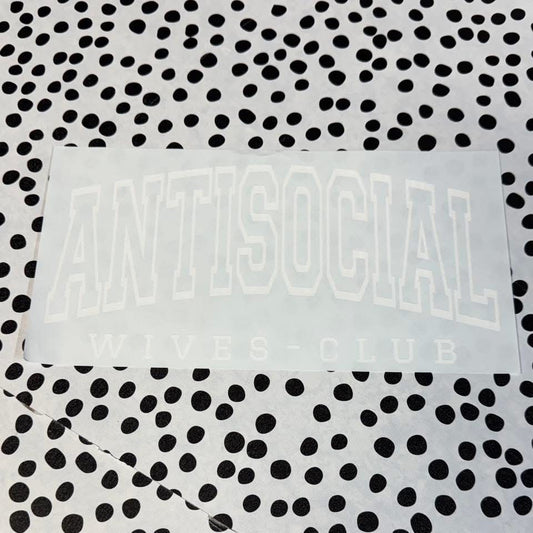 ANTISOCIAL WIVES CLUB