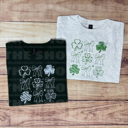 COQUETTE BOWS + SHAMROCKS